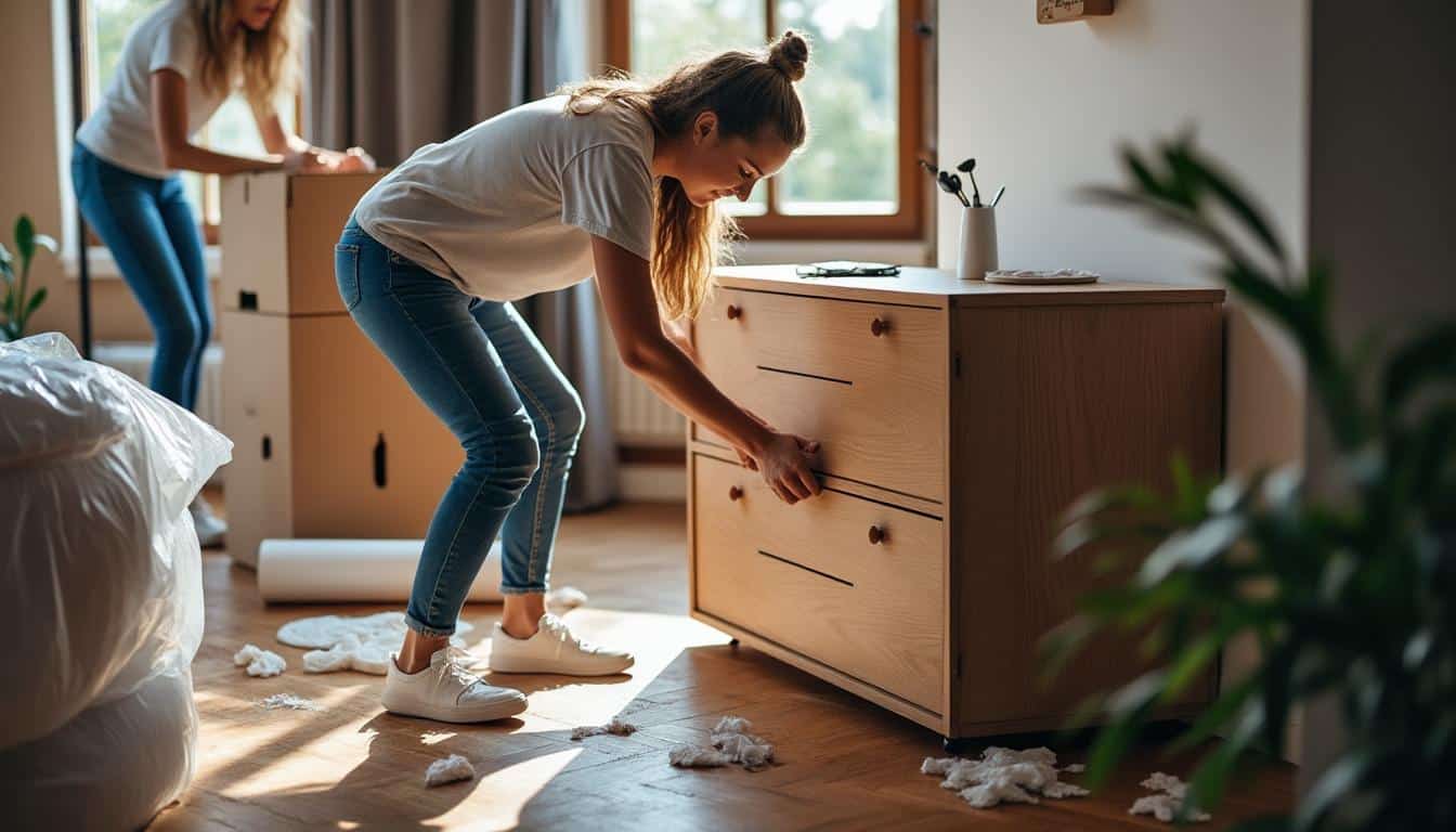 Illustration: Bien préparer et choisir le matériel adapté pour déménager un meuble lourd