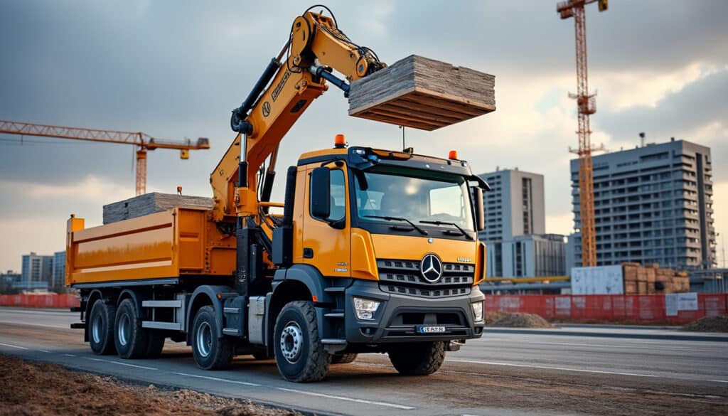 Location de camion grue : guide complet pour un chantier réussi