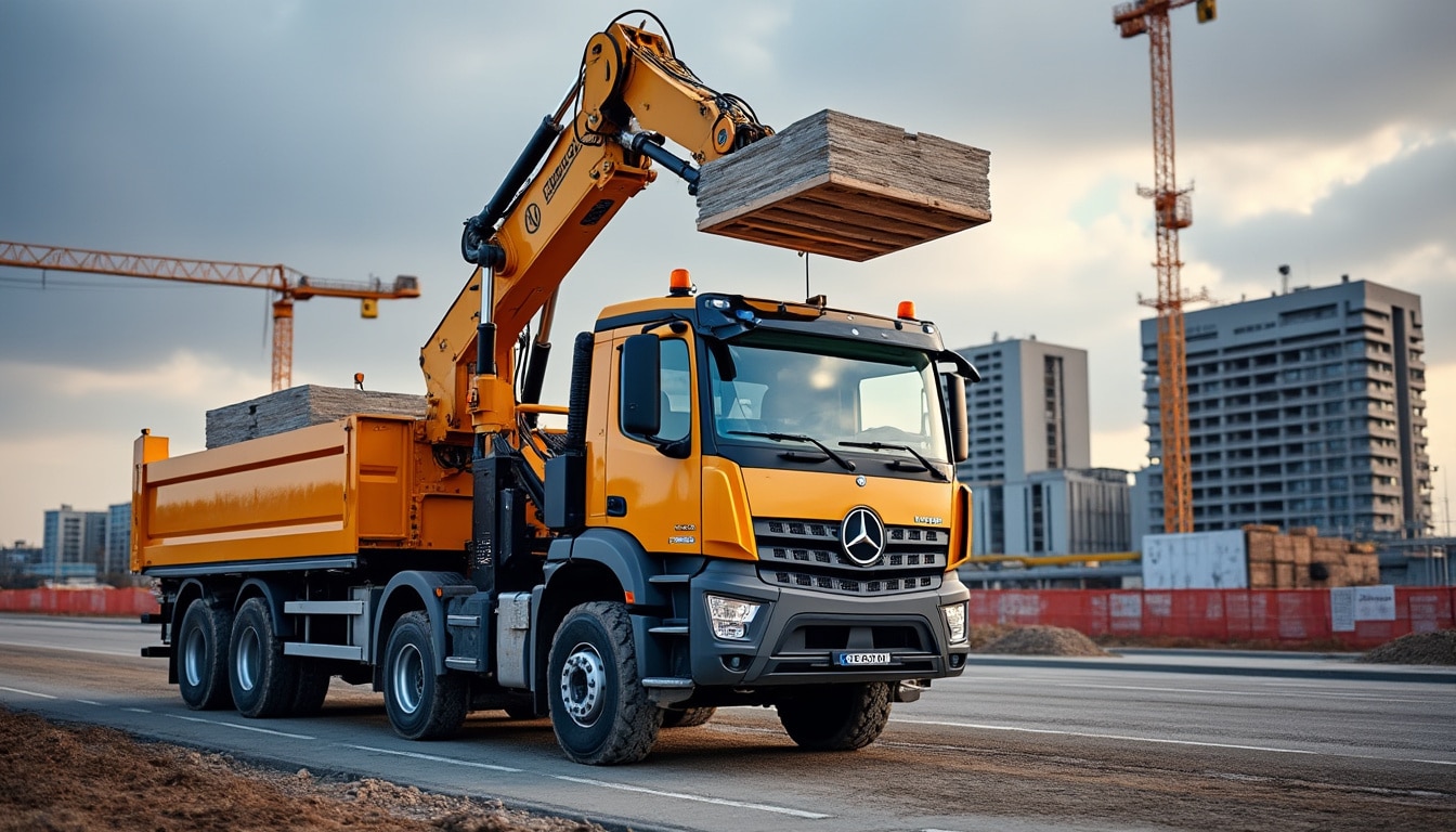 Location de camion grue : guide complet pour un chantier réussi