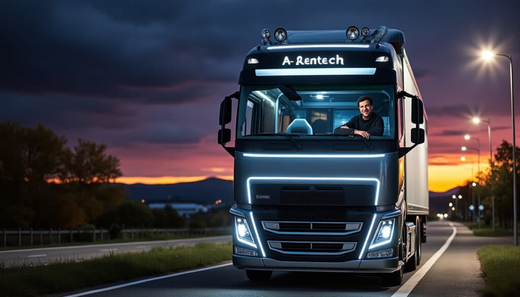 Plaque lumineuse pour camion : visibilité et personnalisation optimales