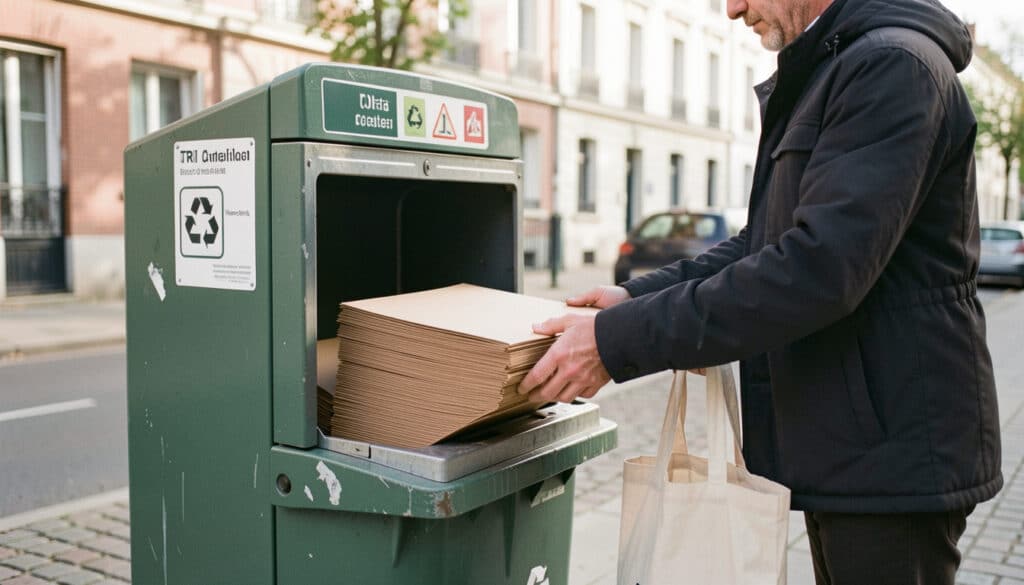 Où jeter du carton près de chez soi sans se tromper