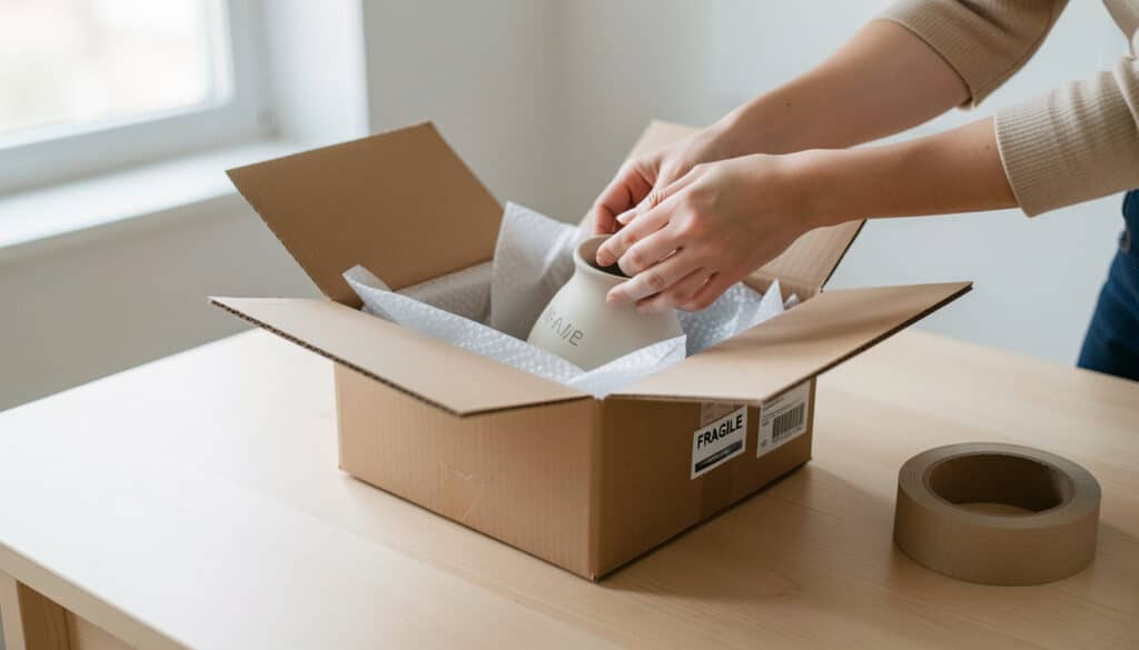 Bien protéger un colis fragile avant son expédition