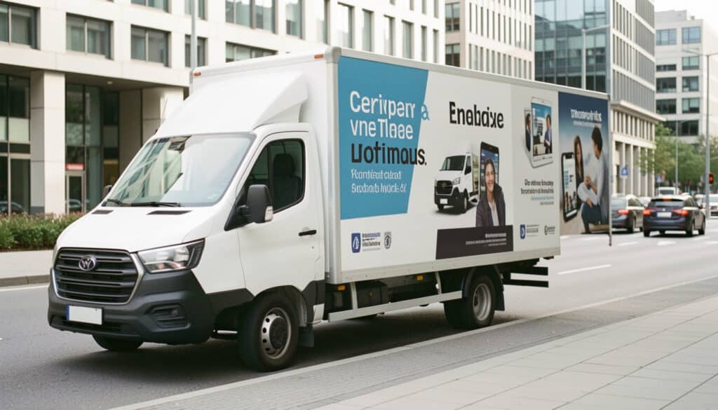 Publicité sur camion : formats, prix et réglementation