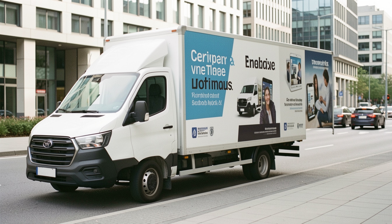 Publicité sur camion : formats, prix et réglementation
