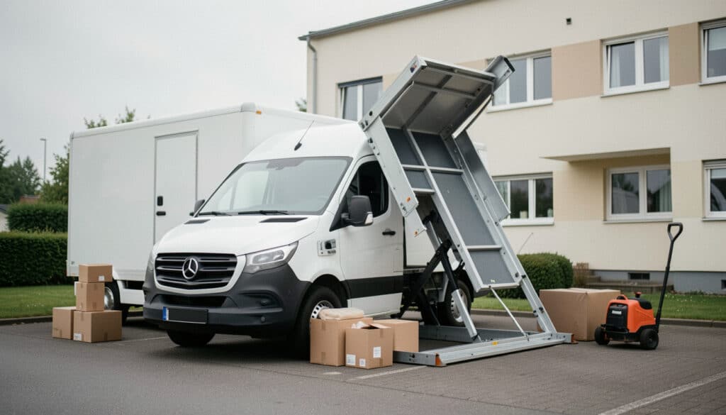 Camion avec hayon : bien le choisir pour déménager