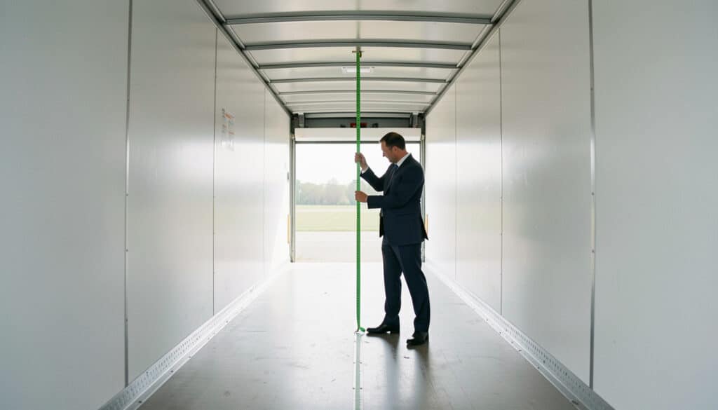 Hauteur intérieure d’une semi-remorque et dimensions
