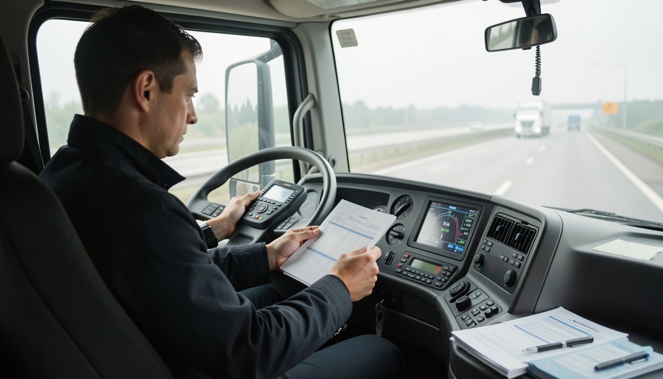 Durée maximale de service d’un chauffeur routier