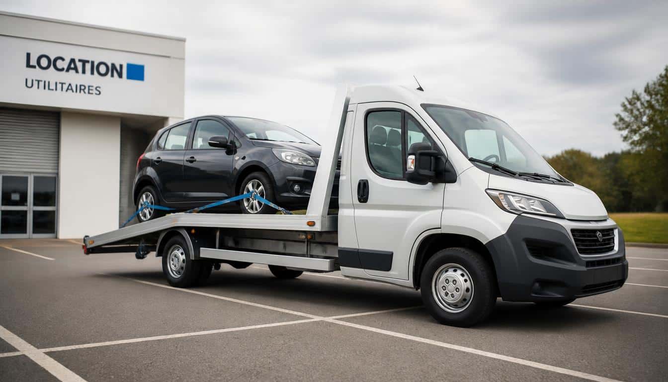 Camion porte-voiture avec permis B : règles et location