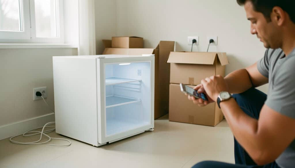 Frigo couché 24 h : quand le rebrancher sans risque