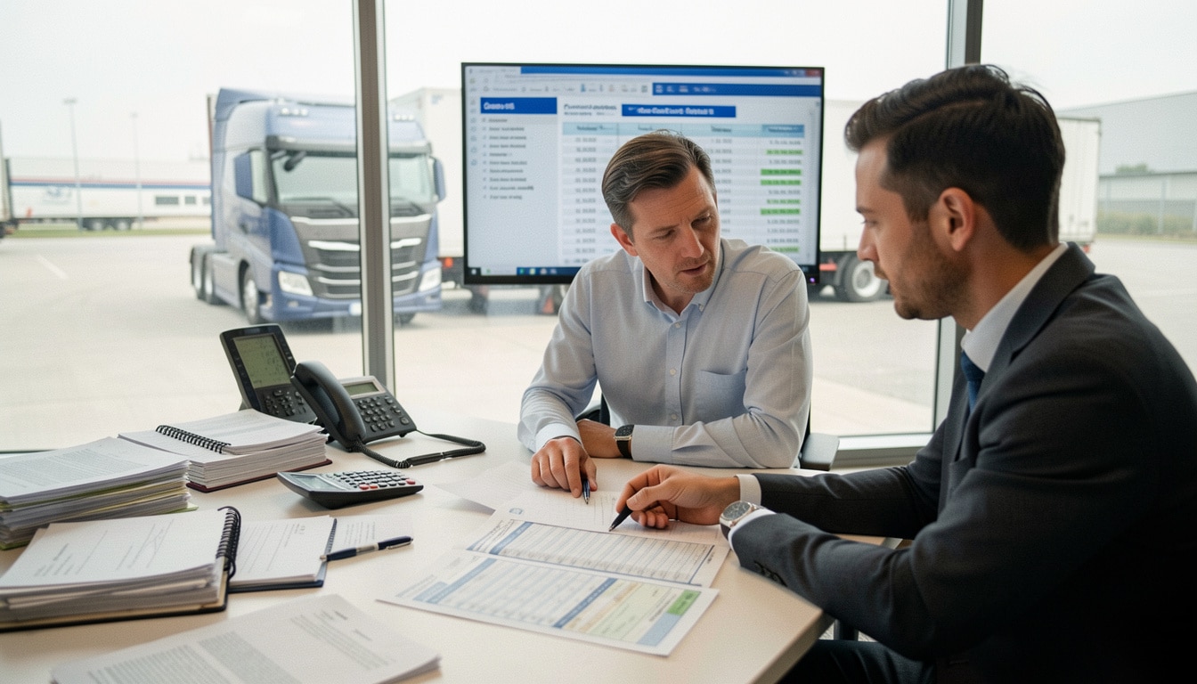 Taux horaire dans le transport routier et grille de paie